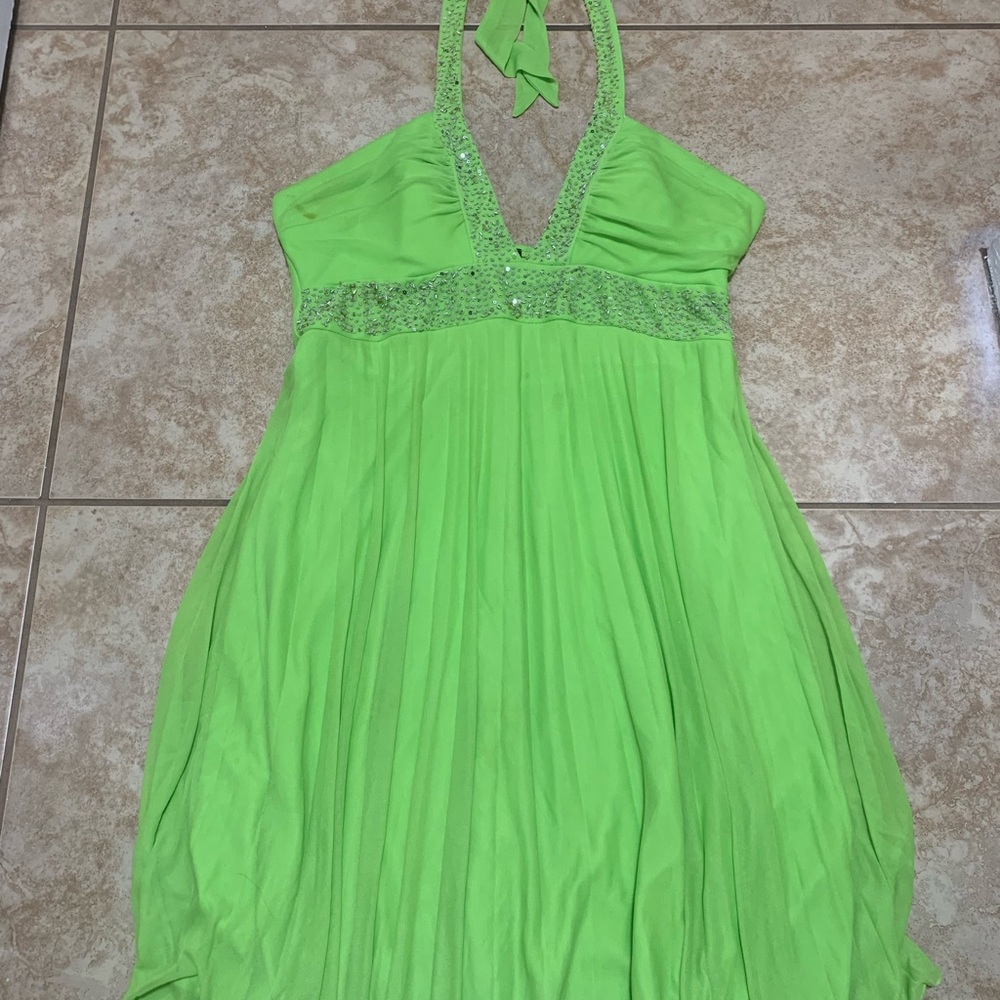 Rampage Lime Green Halter top